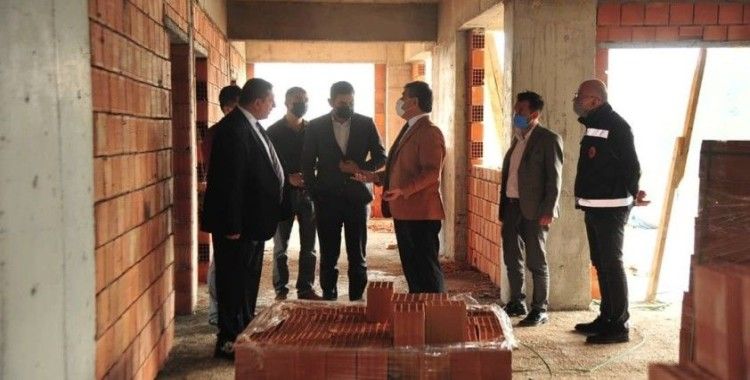 Kastamonu Belediye Başkanı Vidinlioğlu, Huzurevinin İnşaatını İnceledi