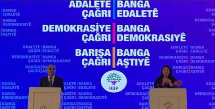 HDP, 11 maddelik 'Demokrasi Tutum Belgesi'ni açıkladı