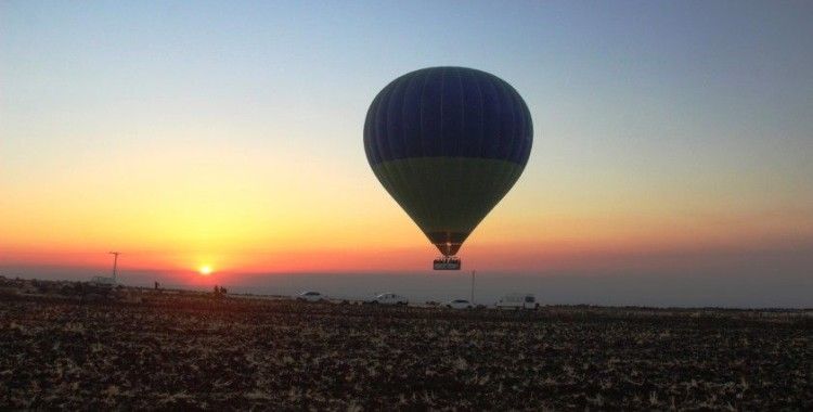 Göbeklitepe'de ticari balon turları yeniden başladı