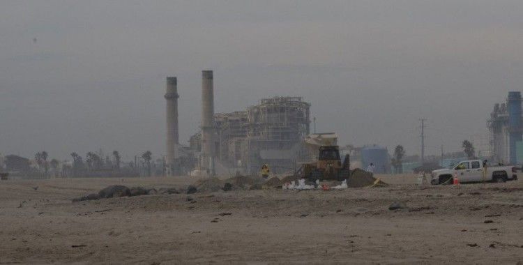 California kıyılarında petrol sızıntısını temizleme çalışmaları başladı
