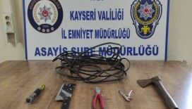 100 bin TL’lik kablo çalan şahıs yakalandı