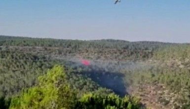 Kudüs'te orman yangını henüz kontrol altına alınamadı