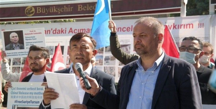 Doğu Türkistanlı mağdurlar Çin’in zulmünü duyurmak için Eskişehir’e geldi