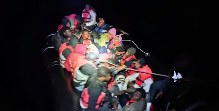 Bodrum açıklarında 49 göçmen kurtarıldı