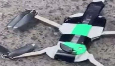 Peru'da bıçak bağlanan drone ile güvercin kurtarma operasyonu