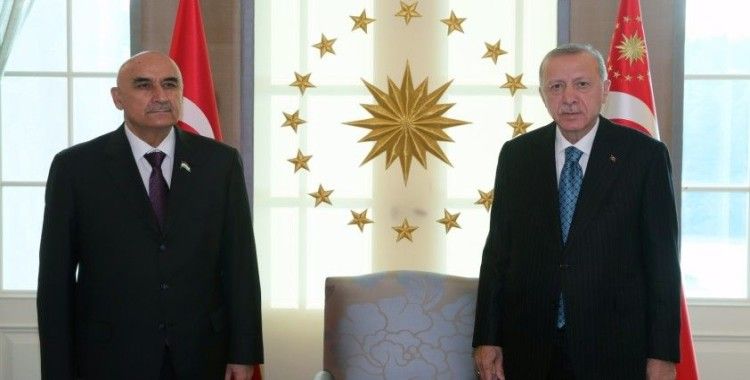 Cumhurbaşkanı Erdoğan, Tacikistan Meclis Başkanı Zokirzoda’yı kabul etti