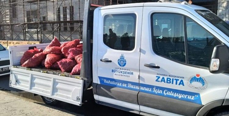 Sarıyer ve Bakırköy'de kaçak avlanan 2 buçuk ton midyeye el konuldu