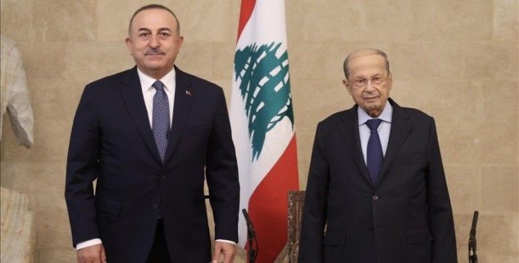 Dışişleri Bakanı Çavuşoğlu, Lübnan Cumhurbaşkanı ve Meclis Başkanı ile görüştü