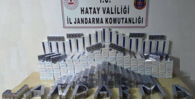 Hatay'da 2 bin 900 paket kaçak sigara ele geçirildi