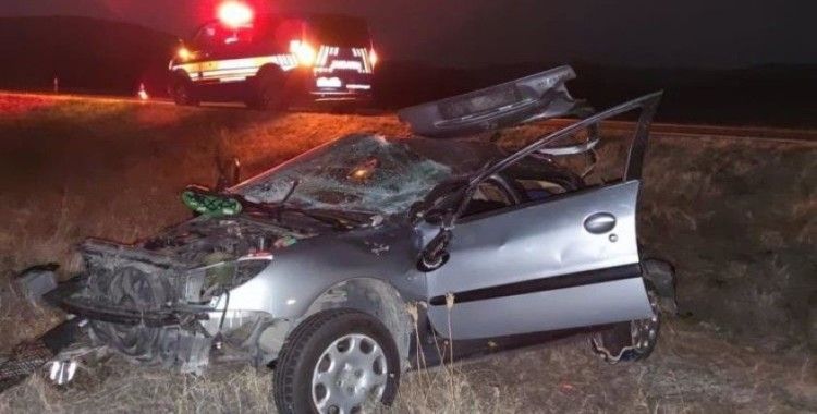 Takla atan aracın sürücüsü hayatını kaybetti