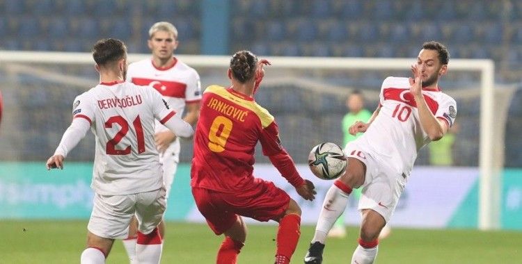Dünya Kupası Elemeleri G Grubu: Karadağ: 1 - Türkiye: 2 (Maç sonucu)
