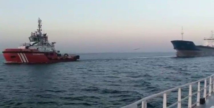 Yavuz Sultan Selim Köprüsü açıklarında arızalanan gemi kurtarıldı