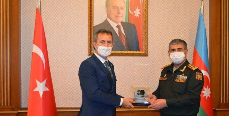 Azerbaycan Savunma Bakanı Hasanov, ASELSAN Yönetim Kurulu Başkanı Görgün’le görüştü