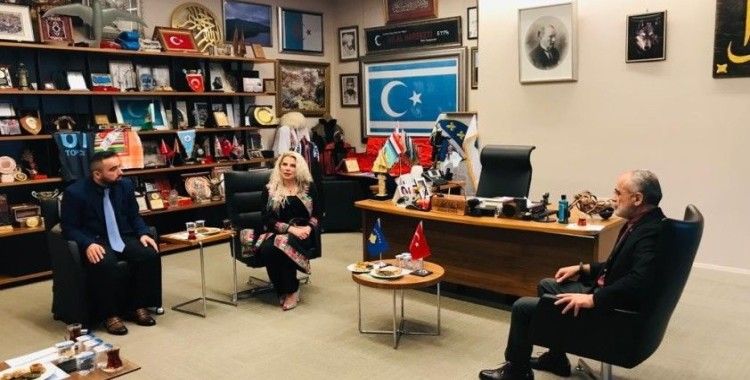 Kosova Sosyal Demokrat Birlik Partisi'nden Cumhurbaşkanı Başdanışmanı Topçu’ya ziyaret