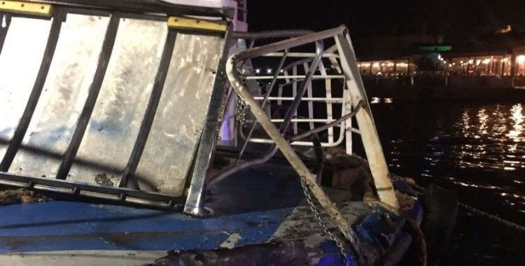 İstanbul’da gemi ile tekne çarpıştı: 2 yaralı