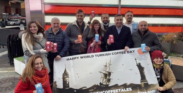 Türk Kahvesi günü, Times Meydanı’nda kutlandı