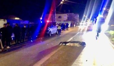 Mersin'⁬de feci kaza anı kamerada