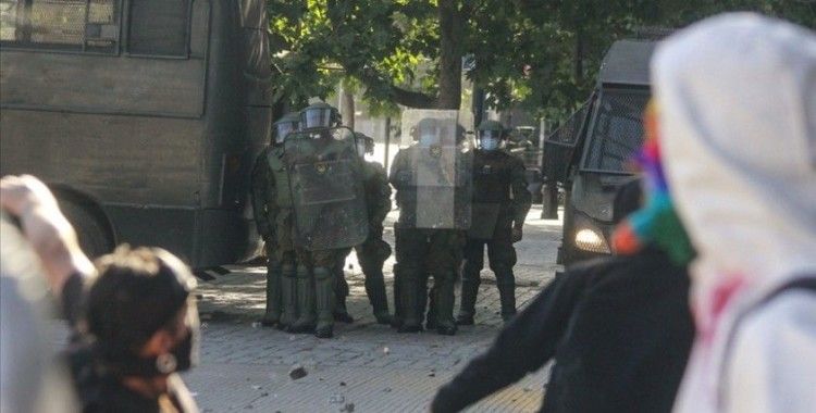 Şili'de arıcıların protestosuna müdahale eden polisleri arı soktu