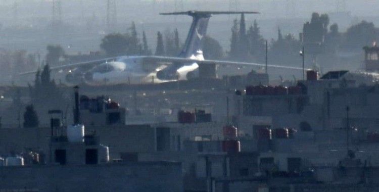 Suriye'nin Kamışlı kenti havaalanına Esat'a ait Rus yapımı kargo uçağı indi