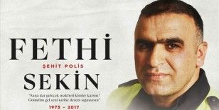 Cumhurbaşkanı Erdoğan şehit polis memuru Fethi Sekin'i andı
