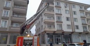 Kilis'te yangın: 5 kişi mahsur kaldı