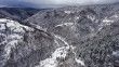 'Anadolu'nun yüce dağı' Ilgaz'da kar yağışı drone ile görüntülendi