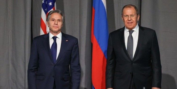 ABD Dışişleri Bakanı Blinken ile Rus mevkidaşı Lavrov'un görüşmesi Cenevre'de başladı