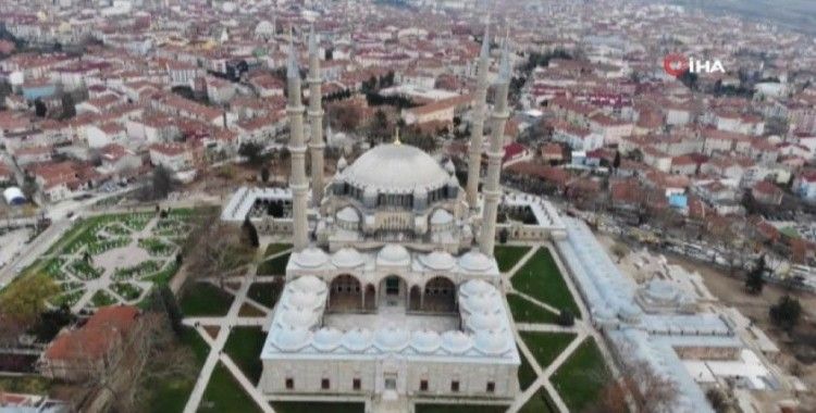 Selimiye Camii’nde restorasyon çalışmaları başladı