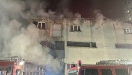 İstanbul’da iplik fabrikasında korkutan yangın