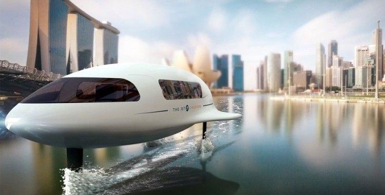 Uçan tekne, Dubai’de denize inecek