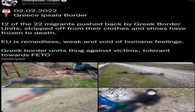 Yunanistan'ın ölüme ittiği 9 göçmenin cansız bedenine ulaşıldı