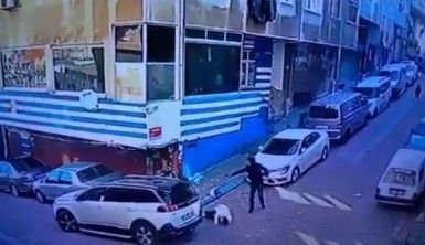 Zeytinburnu'nda silahı saldırı kamerada