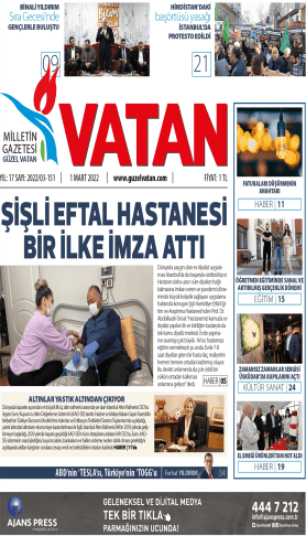 GüzelVatan E-Gazete - Mart 2022