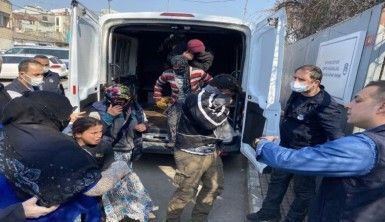 Yakalanan dilenciler önce ağladı, sonra göbek attı