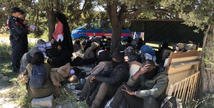35 düzensiz göçmen yakalandı