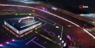 Trabzonspor’un, Medical Park Stadyumu’ndaki şampiyonluk kutlamaları drone ile görüntülendi