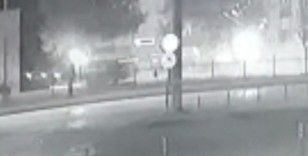 Parçalanan otomobilin sürücüsü astsubay hayatını kaybetti: Kaza anı saniye saniye kamerada