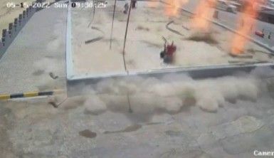 Suudi Arabistan'da benzin istasyonunda patlama