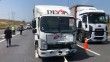 Kuzey Marmara Otoyolunda yavaşlayan otomobile kamyonet çarptı: 1 yaralı