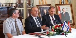 Çavuşoğlu, Tel Aviv'de İsrail-Türkiye İş Konseyi üyeleriyle buluştu