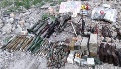İsveç yapımı silah teröristlerin mağarasından çıktı