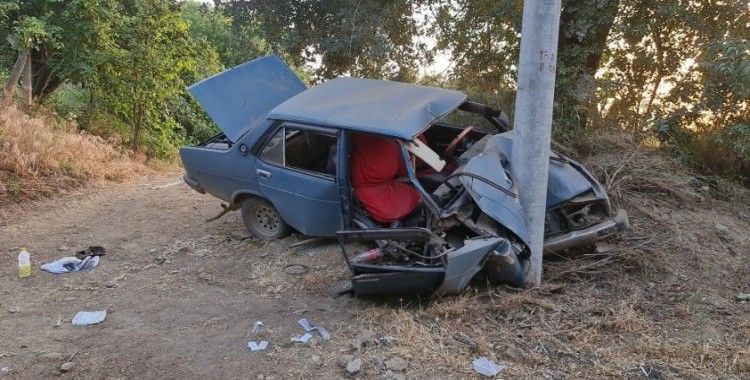 Aydın’da çaldıkları araçla İzmir’de kaza yapan 15 yaşındaki iki çocuk ağır yaralandı