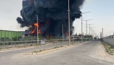 Niğde'de yağ fabrikasında yangın