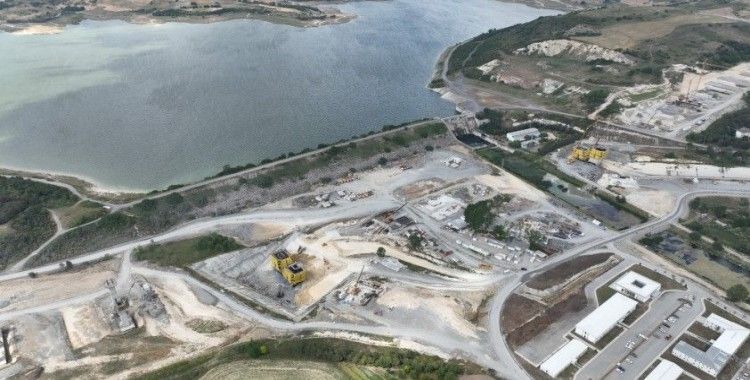 Kanal İstanbul Projesi’nin ilk köprüsü yükseliyor