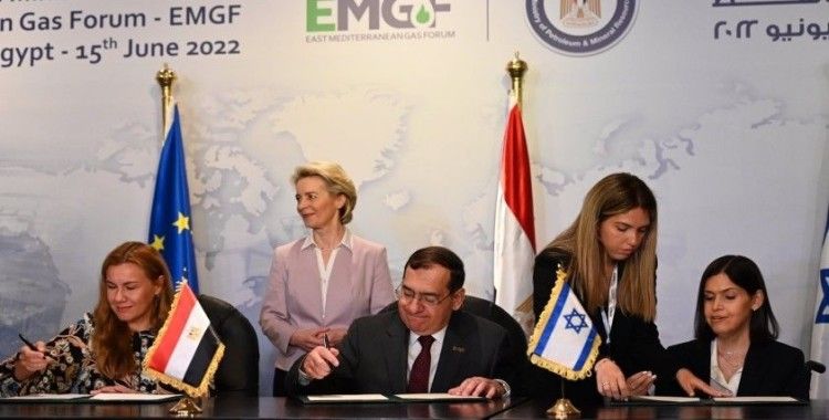 AB, İsrail ve Mısır ile üçlü doğal gaz anlaşması imzaladı