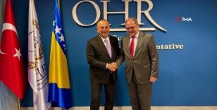 Çavuşoğlu, Bosna-Hersek Yüksek Temsilcisi Schmidt ile görüştü