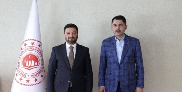 Başkan Öztekin, Bakan Kurum ile Kağıthane’deki projelerini değerlendirdi