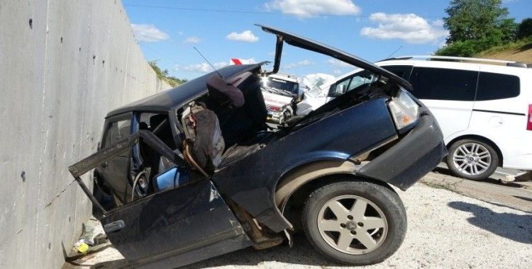 Ordu’da 3 araçlı zincirleme trafik kazası: 9 yaralı