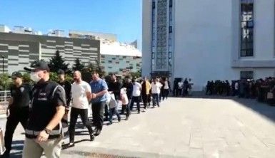 Demir Yumruk Operasyonu zanlıları adliyeye sevk edildi