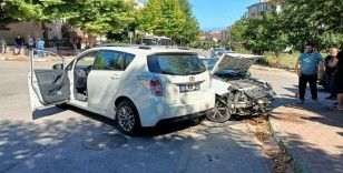 Karabük’te iki otomobil çarpıştı: 4 yaralı